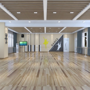 现代舞蹈教室3D模型下载